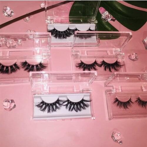 Plastic Acrylic lash box With Tray Wholesale Lashes Private Label Logo Packing Box Empty Case