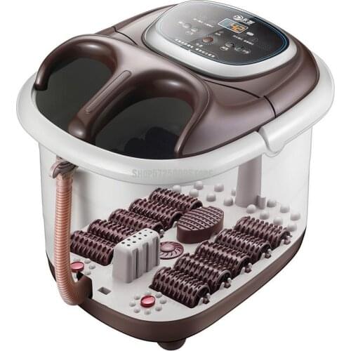 Full Automatic Heating Foot Bath, Foot Washing Basin, Home Constant Temperature Self-service Massage Deep Bucket Foot Ba