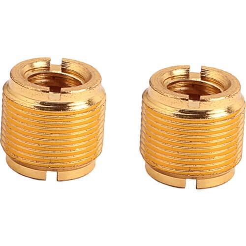 Durable 2 Pieces Iron Mic Microphone Stand Clip Mount Thread Screw Adaptor Wireless MIC Accessory