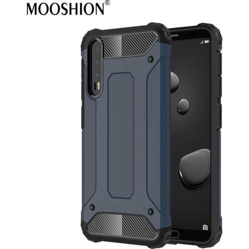 MOOSHION Shockproof cases For Huawei P 20 P20 case Dual Layer Hybrid Armor Hard Back Case For Huawei P20 Plus Cover Funda