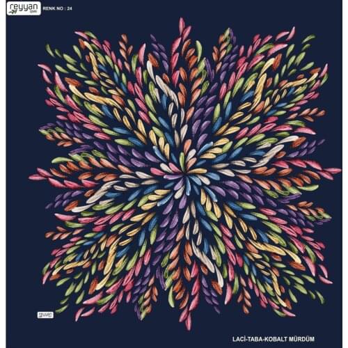 REYYAN SILK OYALIK WRITING (NEW QUALITY)-16308 - RENK-24