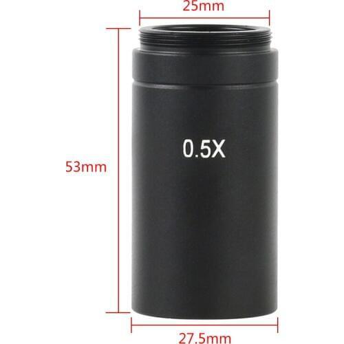 Reduce Electron Eyepiece Microscope Increase Visual Field 0.5X C-mount Adapter For CCD Industrial Camera Trinocular Microscope