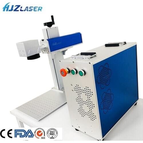 HJZ high precision best seller laser engraving machine fiber laser marking machine 20W 30W 50W for optional