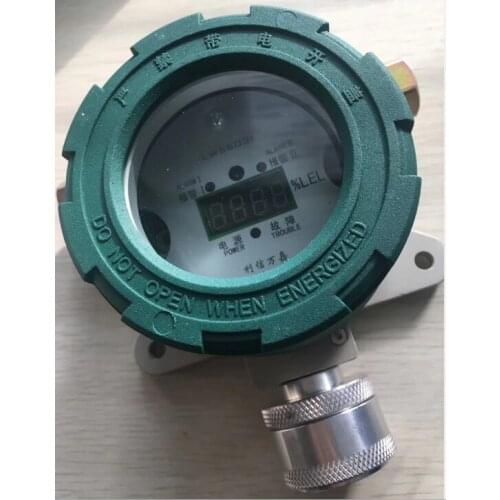 Explosion Proof Methane gas detector with relay output 4wire CH4 gas leak sensor with LED display for industrial use