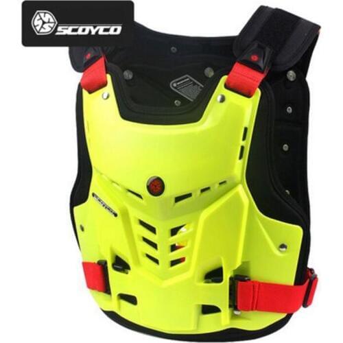 2019 New SCOYCO off-road motorcycle rider armor chest protector back riding anti-fall protective gear armor vest of PP shell