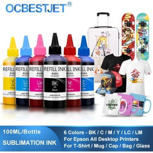 600ML Universal Sublimation Ink For Epson Inkjet Printers Heat Transfer Ink Heat Press Sublimation Ink Used For Mug Cup/T-Shirt