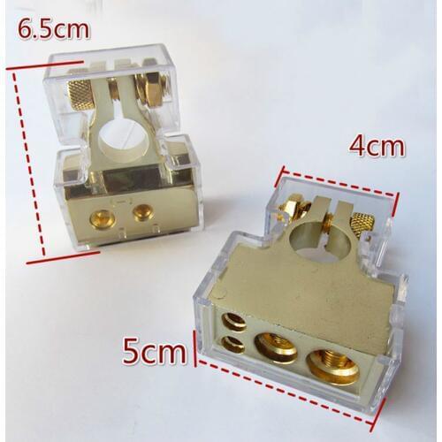 2pcs Battery clamp battery head connector electric bottle head connector insulated belt cap battery head