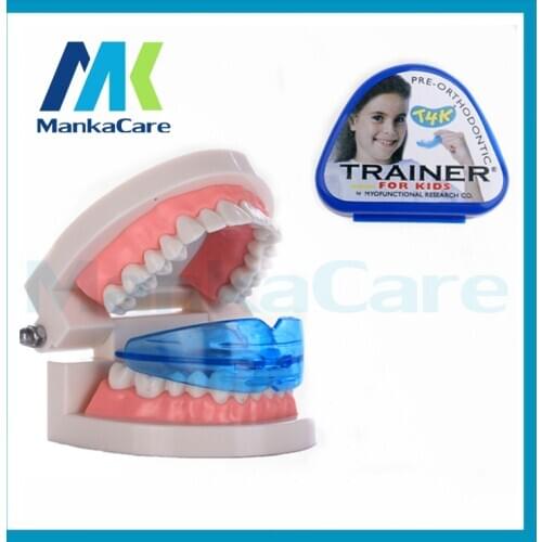 2 pcs T4K Dental Tooth Orthodontic Appliance Trainer Alignment Braces Mouthpieces For Teeth Straight /Alignment Tooth Care
