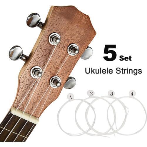 5Set/lot Regular GCEA Tuning Nylon Soprano Ukulele Strings For 21''/23''/26