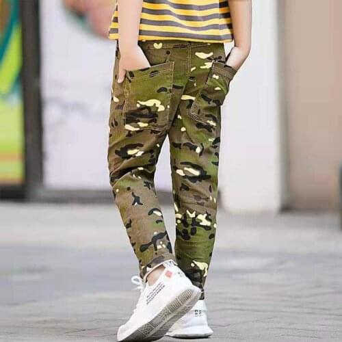 Low Price Kids Boys Pants Cotton Elastic Waist Pant Children Loose Long Trousers For Spring Autumn Baby Kids Boys Clothing