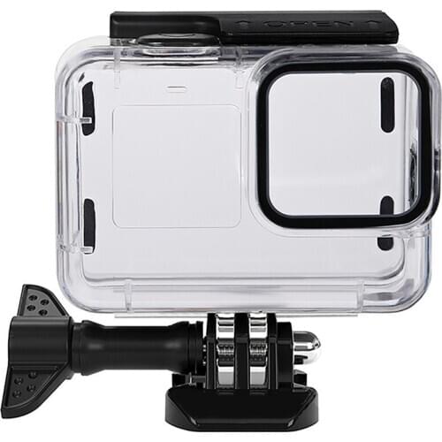 40m Depth Soft Keys Waterproof Case for GoPro 9 Black Sports Camera Underwater Housing Diving Shell Protective Cover Case