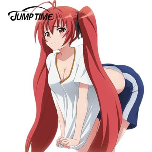 JumpTime 13cm x 10.2cm Sexy Beauty JDM Anime Ore Twintail ni Narimasu Car Stickers Vinyl Car Bumper Accessories Decals