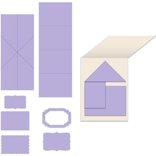 Surprise Card 2021 New Metal Cutting Dies Stencils for DIY Scrapbooking Photo Album Decorative Embossing DIY Paper Cards