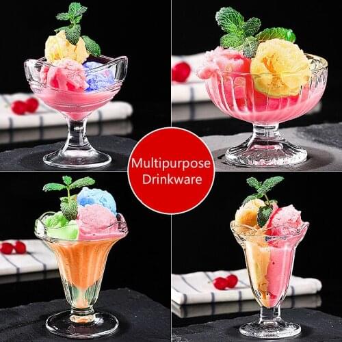 550ml Creative Shaped Cocktail Cup Ice Cream Whisky Red Wine Glass Milkshake Cup Cold Drink Dessert Bowl Bar Drinking Utensils