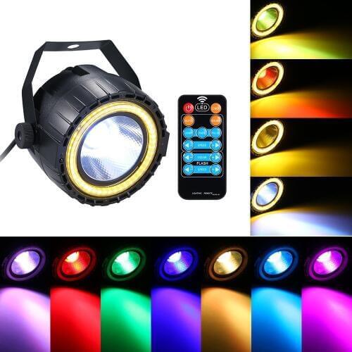 Mini Par Light RGB LED Stage Lighting DMX 512 Dream Lamp Strobe Light For Party Disco KTV