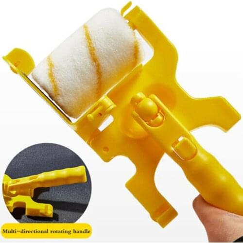 Multi-functional Roller Brush Clean-Cut Anti-smudge Paint Edger Roller Brush Safe Tool for Wall Ceiling
