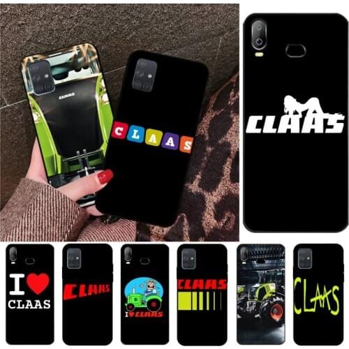 PENGHUWAN claas tractor Soft Silicone Black Phone Case For Samsung A10 A20 A30 A40 A50 A70 A71 A51 A6 A8 2018