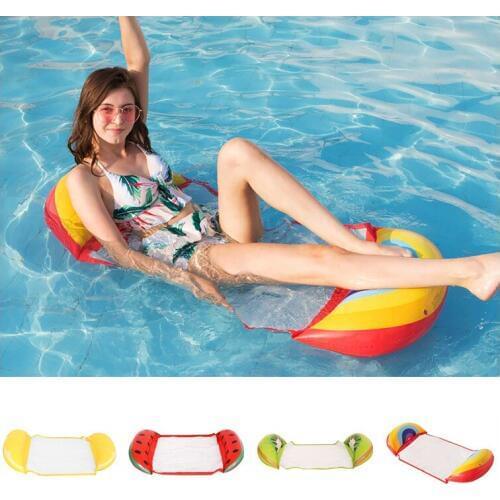 Pool Float PVC Sea Water hammock recliner Swim Lounge Chair Swimming Pool Inflatable Floats Rafts Party