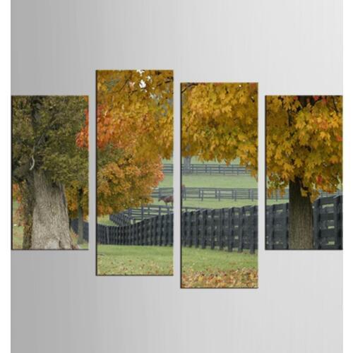 4 Pieces/set Racecourse Series Wall Art For Wall Decor Home Decoration Picture Paint on Canvas Print Canvas Painting Unframed