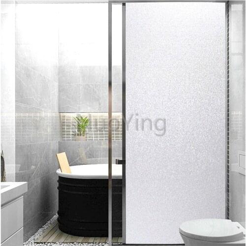 Opaque Window Privacy Film Film Bedroom Bathroom Decoration Waterproof Frosted Glass Sticker Self-adhesive Film Home Decoration