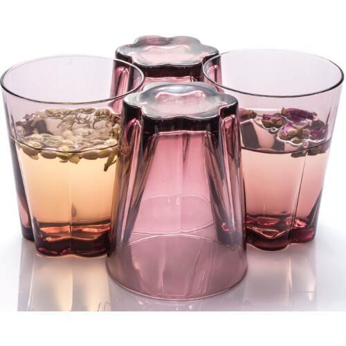 New Lead-free Crystal Cups Colorful glass Whiskey Glass Beer Glass Wine Cup Bar Hotel Party wedding Drinking ware free shipping