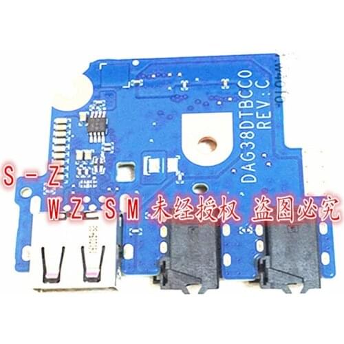 Original Laptop USB Interface Board For HP Pavilion 15-AU USB Audio Port Board DAG38DTBCC0