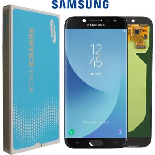 10pcs/lot Original 5.5" SUPER AMOLED Display For SAMSUNG Galaxy J7 Pro 2017 J730 J730F LCD Digitizer Assembly Replacement Parts