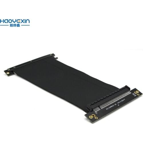 PCI Express 3.0 High Speed 16X Flexible Cable Extension Port Adapter Riser PC Graphics Cards Connector Double reverse