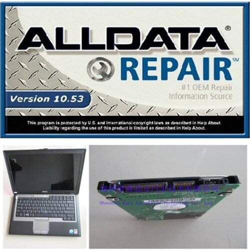 Alldata and mitchl software 1TB HDD ALL DATA Auto Repair software installed well in laptop D630 4G used computer