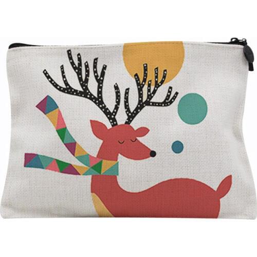 QCPRINTINART Black Cosmetic Bags