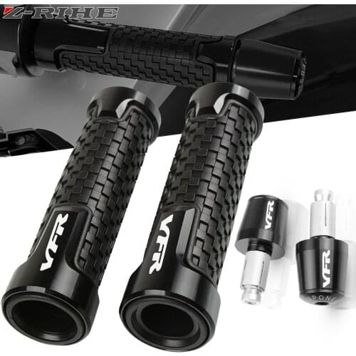 Motorcycle Handlebar Grips End Handle Bar Cap End Plug For HONDA VFR400 VFR750 VFR800 VFR1200 VFR 400 750 800 800F 1200 1200F