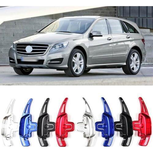 Savanini Alloy Add-On Steering Wheel DSG Paddle Shifters Extension For Mercedes Benz R320 R350 2009-2015