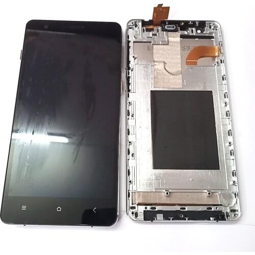 Original Touch Screen + LCD Display with Frame Digitizer Assembly Replacement Parts Accessory for OUKITEL K4000,Used