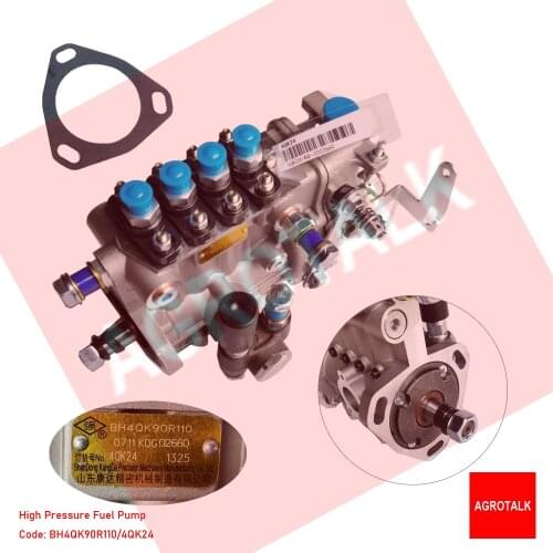 High pressure fuel pump for Changchai engine, pump model: BH4QK90R110 ( 4QK24 )