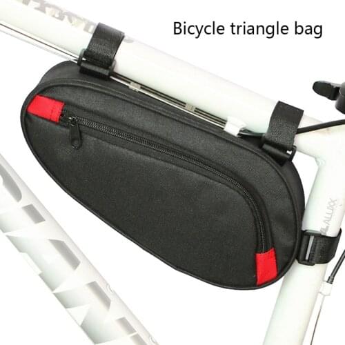 Waterproof MTB Bike Triangle Storage Bag Bicycle Cycling Tube Front Frame Pouch Drop Ship