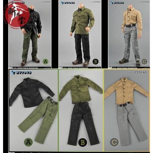 1/6 scale ZYTOYS (ZY5040) mens clothing PMC field service suit for 12 inch action figure model accessories In Stock