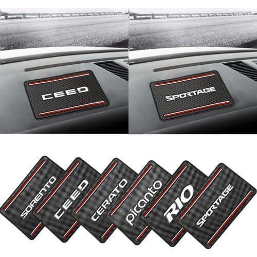 1pcs Car Anti Slip Mat Phone Holder non slip Pad Non-Slip Mat For KIA Ceed Sorento Cerato Sportage Rio Soul K2 K3 K5 Car Styling