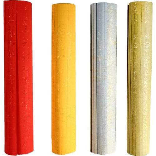 10sheets Batik Gilt Rijstpapier 34*138cm Chinese Painting Calligraphy Xuan Paper Golden Foils Chinese Half Ripe Xuan Paper