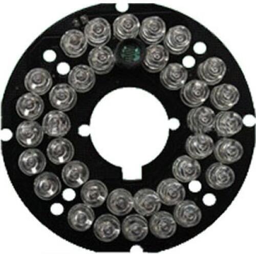 10X High quality 36LEDs F5 850nm 12V visible IR infrared LED lamp board for CCTV camera used free shipping