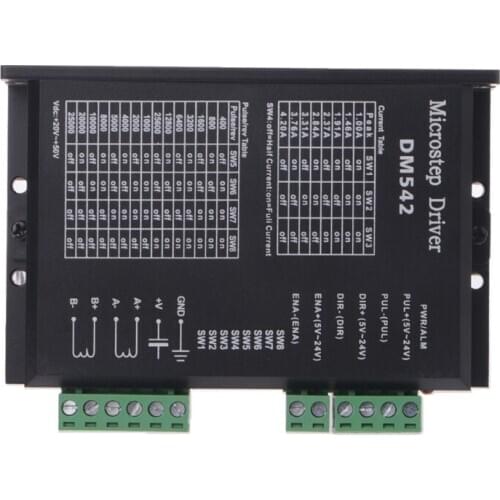 2020 New DM542 Stepper Motor Driver For 57 86 Series 2-phase Digital Stepper Motor Driver