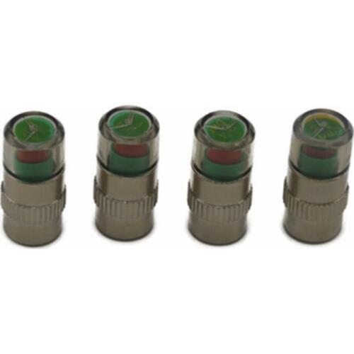 4pcs Car Tyre Tire Pressure Monitor Indicator Valve Stem Cap Sensor Alert auto air pressure alert indicator valve stem monitor