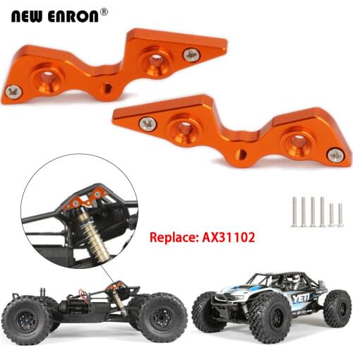 AX31102 2Pc Aluminum Rear Multi Upper Shock Mount 1:10 For RC Crawler Car Axial Racing 1/10 Rock Electric Yeti AX90025 AX90026