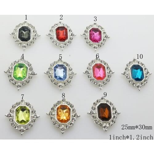 Botones brillante decoración de diamantes de imitación accesorio de pelo botón decorativo accesorios de costura 10pcs/de venta