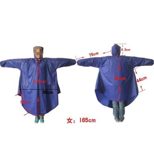 STARPAD For Motorcycle raincoat with sleeves single electric car battery poncho Universal motorcycle Blue,2PCS