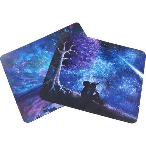 Mouse Pad Galaxy Picture Anti-Slip Rubber Based Laptop PC Mice Pad Mat Mouse pads For Optical Laser Mouse Gamer Mousepad