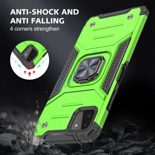 Ring Magnetic Shockproof Case For Samsung Galaxy S21 FE Plus Ultra A12 A51 A71 A32 A22 A82 5G A52 A72 A42 A32 4G Armor Case