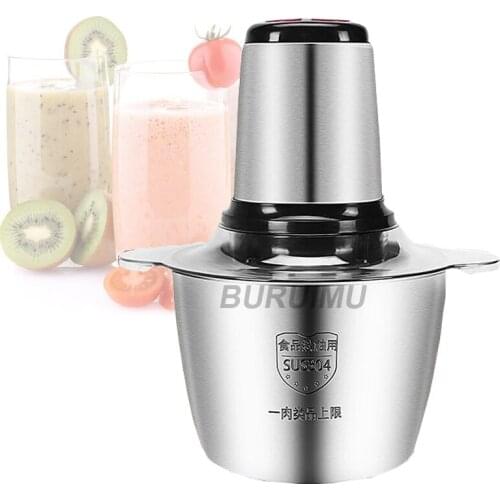 Stainless Steel Meat Grinder Chopper Electric Automatic Mincing Machine Household Grinder Food Processor Cooking