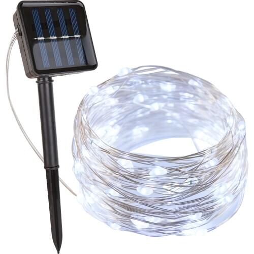 Outdoor LED Solar Lamp String Lights 100/200/300 LEDs Fairy Festive Christmas Party Garland Solar Garden Waterproof Xmas Decor