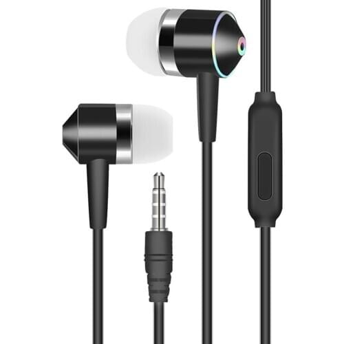 Special Extended 1.2m 3.5mm Plug In-Ear Music Bass Wired Earphones Sports Headsets with Mic For iphone Xiaomi