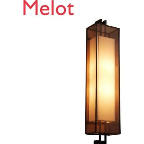 New Chinese Style Living Room Modern Chinese Style Staircase Background TV Wall Simple Corridor Bedside Lamp Large Wall Lamp